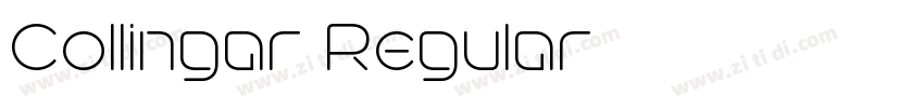 Collingar Regular字体转换
